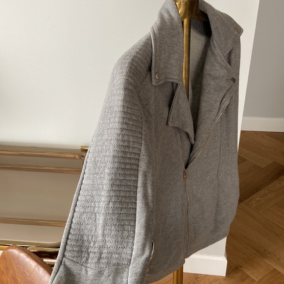 ZARA MAN Grey sweater jacket / Size M - Picture 3 of 8